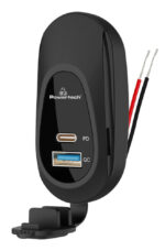 POWERTECH πρίζα USB για σκάφη & οχήματα PTL-026, USB & USB-C - 5210131122556