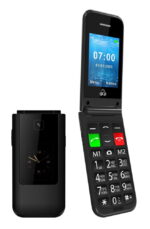 POWERTECH κινητό τηλέφωνο Sentry Dual II V2, 2 οθόνες, dual SIM, πλήκτρο SOS, μαύρο - 5210131036112