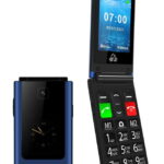 POWERTECH κινητό τηλέφωνο Sentry Dual II V2, 2 οθόνες, dual SIM, πλήκτρο SOS, μπλε - 5210131036129
