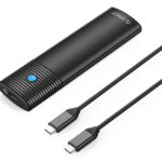 ORICO θήκη για Μ.2 NVMe SSD PWM2-G2-BK-EP, 10Gbps, έως 4TB, μαύρη - 6941788828216