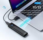 ORICO θήκη για Μ.2 NVMe SSD PWM2-G2-BK-EP, 10Gbps, έως 4TB, μαύρη - 6941788828216 - Image 2