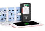 POWERTECH φορτιστής μπαταρίας κινητών QC64 με οθόνη, USB, μαύρος - 5210131086551 - Image 2