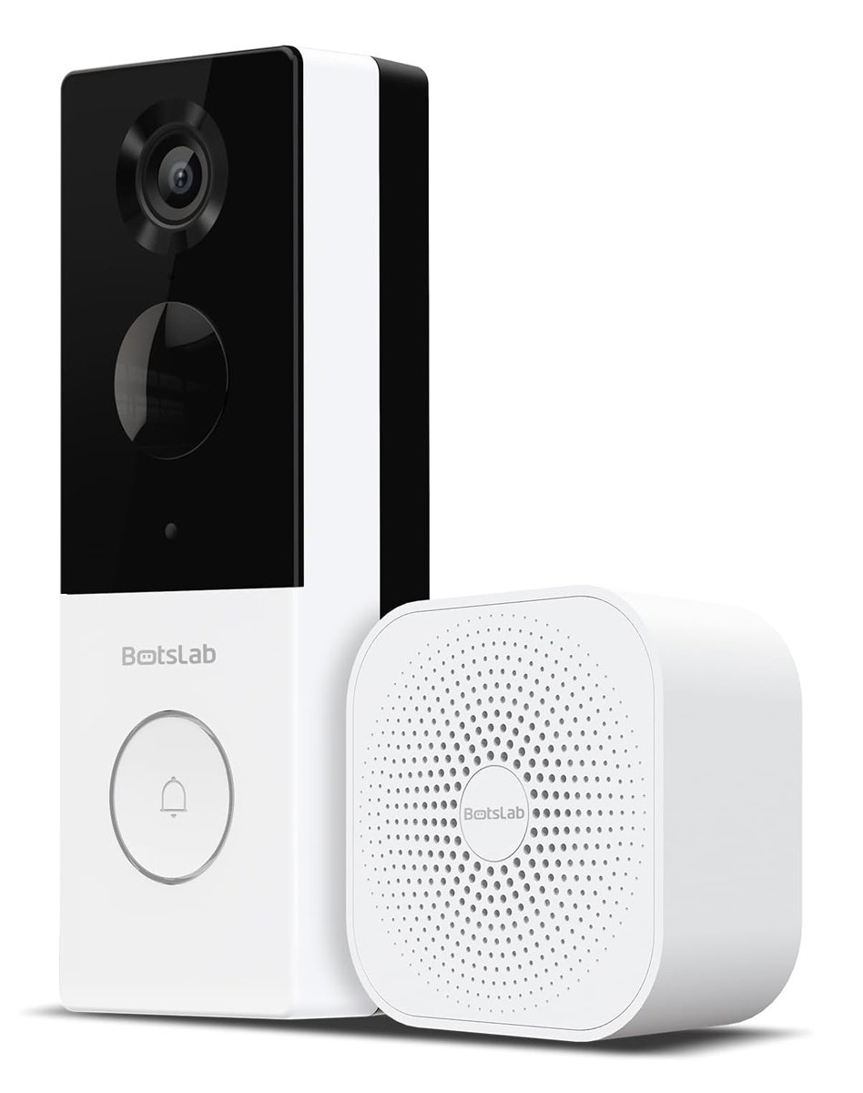 R801 BOTSLAB smart κουδούνι με κάμερα R801, 3MP/2K, WiFi, 5000mAh - 6974772421308 - Image 1