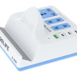 RELIFE σταθμός φόρτισης RL-309H, USB/3x USB-C/3x DC/wireless, 72W, λευκός - 6941590211985