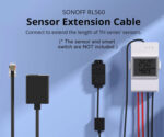 SONOFF καλώδιο προέκτασης RL560 για αισθητήρες, RJ11, 5m, μαύρο - 6920075777796 - Image 2