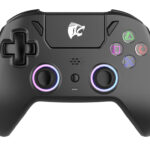 ROAR ασύρματο gamepad RR-0023, Switch/PS4/PC/iOS/Android, Bluetooth, μαύρο - 5210131096710