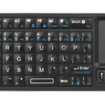 RIITEK ασύρματο mini πληκτρολόγιο K06, backlit, Bluetooth/2.4GHz, μαύρο - 5210131086612