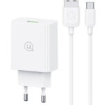 USAMS φορτιστής τοίχου SCXLTZ01 με καλώδιο micro USB, USB, 18W, λευκός - 6958444991139