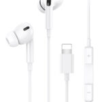 USAMS earphones με μικρόφωνο EP-41, Lightning, Φ10mm, 1.2m, λευκά - 6958444912912