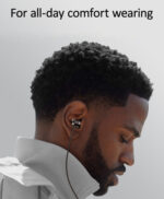 USAMS earphones με μικρόφωνο EP-42, 3.5mm σύνδεση, Φ10mm, 1.2m, μαύρα - 6958444927299 - Image 2