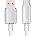USAMS καλώδιο USB-C σε USB US-SJ658, 66W, 480Mbps, 1.2m, λευκό - 6958444908151