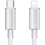USAMS καλώδιο Lightning σε USB-C US-SJ659, 30W, 480Mbps, 1.2m, λευκό - 6958444908199