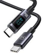 USAMS καλώδιο USB-C σε USB-C US-SJ671, 100W, 480Mbps, 1.2m, μαύρο - 6958444908946
