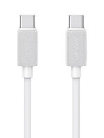 USAMS καλώδιο USB-C σε USB-C US-SJ691, 60W, 480Mbps, 1m, λευκό - 6958444909332