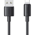 USAMS καλώδιο Lightning σε USB US-SJ709, 2.4A, 480Mbps, 1m, μαύρο - 6958444909967