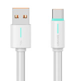 USAMS καλώδιο USB-C σε USB US-SJ732, 3A, 480Mbps, 1m, λευκό - 6958444991771