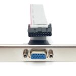 POWERTECH αντάπτορας DB15 αρσενικό σε 16PIN flat καλώδιο SLOT-002 - 5201111140486