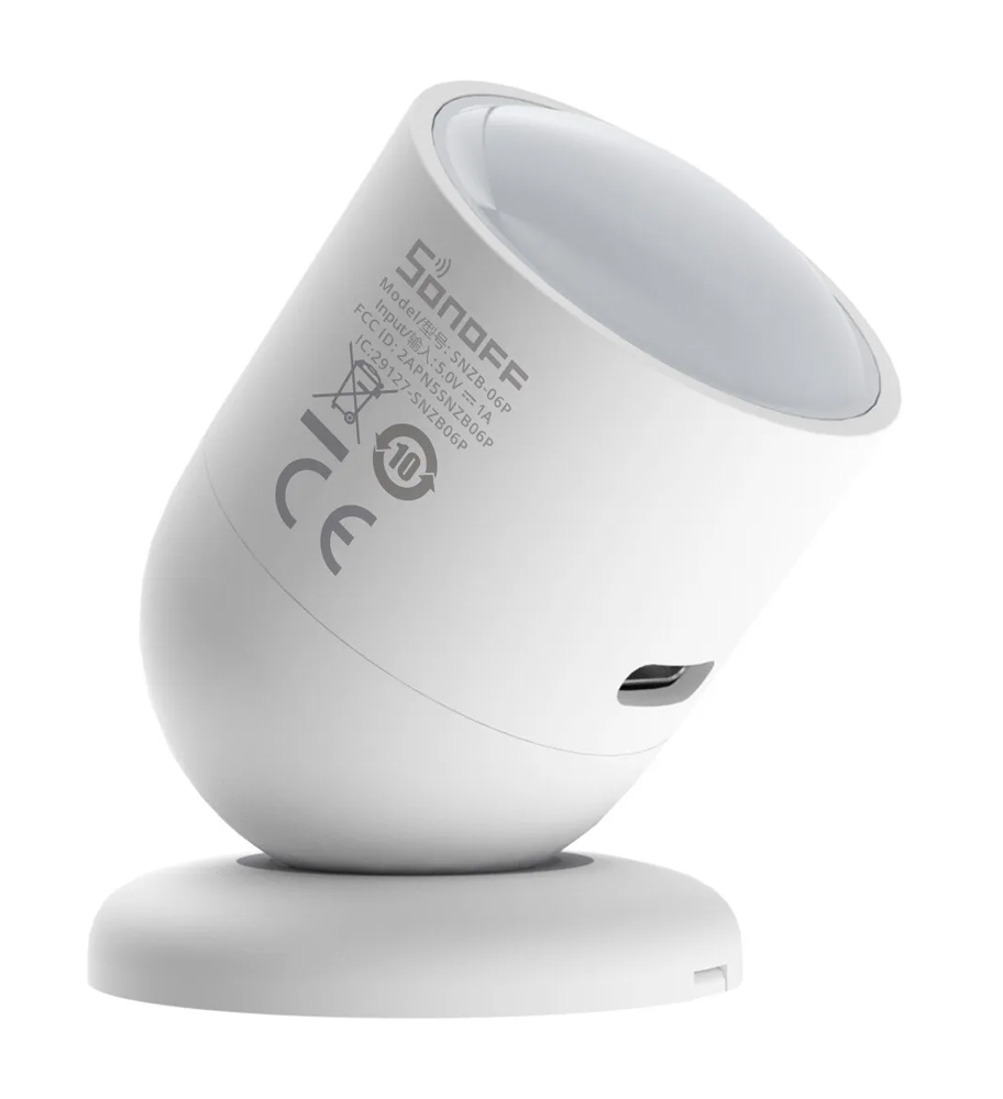 SNZB-06P SONOFF smart ανιχνευτής κίνησης SNZB-06P με αισθητήρα φωτός, ZigBee, λευκός - 6920075741858 - Image 1