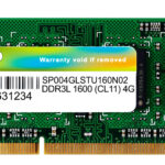 SILICON POWER Μνήμη DDR3L SODimm , 4GB, 1600MHz, PC3L-12800, CL11, 1.35v - 4712702631234