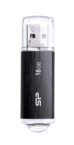 SILICON POWER USB Flash Drive Ultima U02, 16GB, USB 2.0, μαύρο - 4712702646412