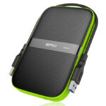 SILICON POWER εξωτερικός HDD Armor A60, 2TB, USB 3.2, πράσινος - 4712702636000