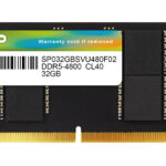 SILICON POWER μνήμη DDR5 SODIMM SP032GBSVU480F02, 32GB, 4800MHz, CL40 - 4713436147589
