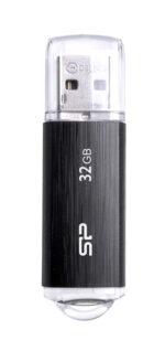 SILICON POWER USB Flash Drive Ultima U02, 32GB, USB 2.0, μαύρο - 4712702646429