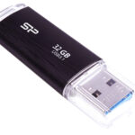 SILICON POWER USB Flash Drive Blaze B02, 32GB, USB 3.2, μαύρο - 4712702646467