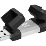 SILICON POWER USB Flash Drive C51, USB/USB-C, 64GB, 120MBps, ασημί - 4713436155560