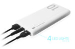 SILICON POWER power bank GP15, 10000mAh, 2x USB output, 2.1A, λευκό - 4713436140221 - Image 2
