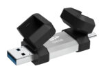 SILICON POWER USB Flash Drive C51, USB/USB-C, 128GB, 120MBps, ασημί - 4713436155577