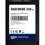 SILICON POWER industrial 2.5" SATA III SSD SSD3K0E, 256GB, 540/520MBps, 3D TLC, -20~75 °C - 5210131138632