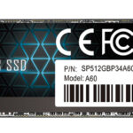 SILICON POWER SSD PCIe Gen3x4 P34A60 M.2 2280, 512GB, 2.200-1.600MB/s - 4713436129646