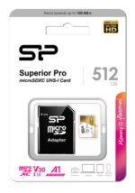 SILICON POWER κάρτα μνήμης microSDXC Superior Pro, 512GB, Class 10 UHS-I U3 A1 V30 - 4713436128397 - Image 2