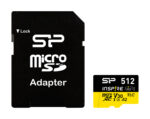 SILICON POWER κάρτα μνήμης microSDXC Inspire, 512GB, UHS-I U3 A1 V30 - 4713436158332