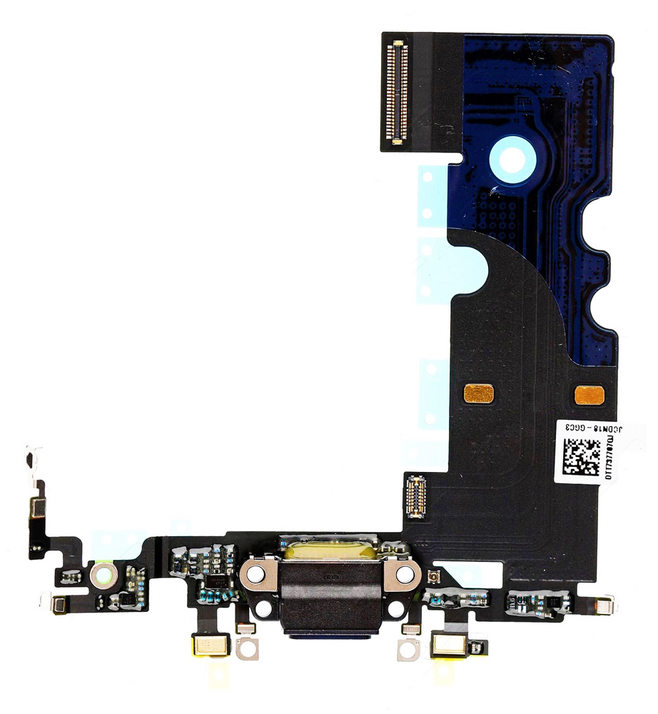SPIP8-0009 Καλώδιο Flex charging port για iPhone 8, μαύρο - 5210131029473 - Image 1