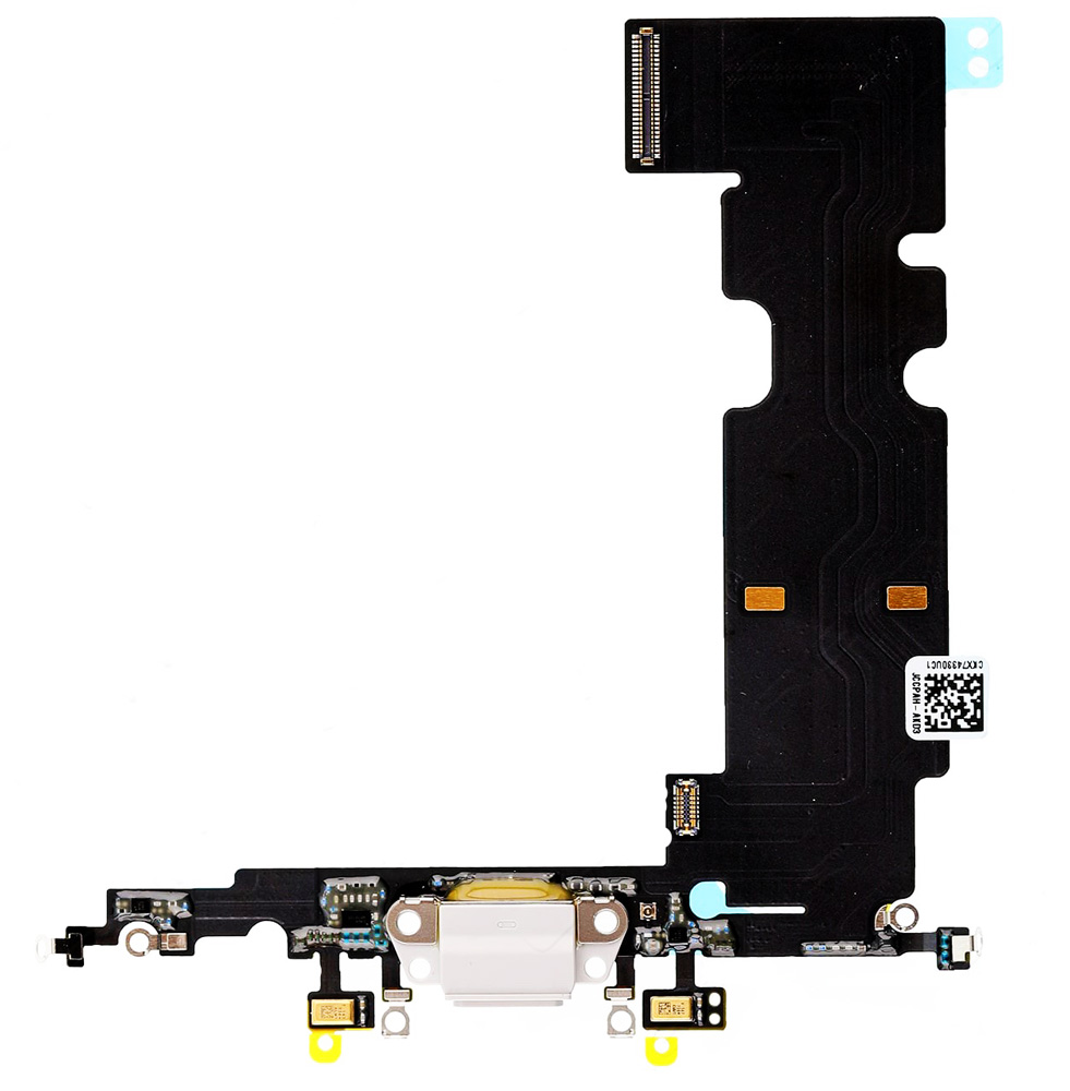 SPIP8-0018 Καλώδιο Flex charging port για iPhone 8 Plus, ασημί - 5210131044636 - Image 1