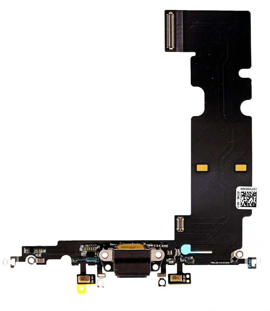 SPIP8-0019 Καλώδιο Flex charging port για iPhone 8 Plus, μαύρο - - Image 1