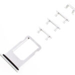 Υποδοχή κάρτας SIM και Side Button για iPhone 8, ασημί -