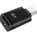 SILICON POWER card reader C200 για micro SD, USB-C, USB 3.2, 180/165MBps, μαύρο - 4713436159674