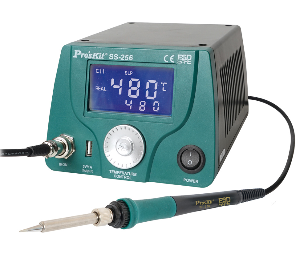 SS-256B PROSKIT σταθμός συγκόλλησης SS-256B με κολλητήρι, 60W, 200~480 °C - 4711552159639 - Image 1