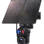 SECTEC smart ηλιακή κάμερα ST-598-6M-4G-20W-EU, 3MP dual lens, 20x zoom, 4G, SD, PTZ - 5210131106532