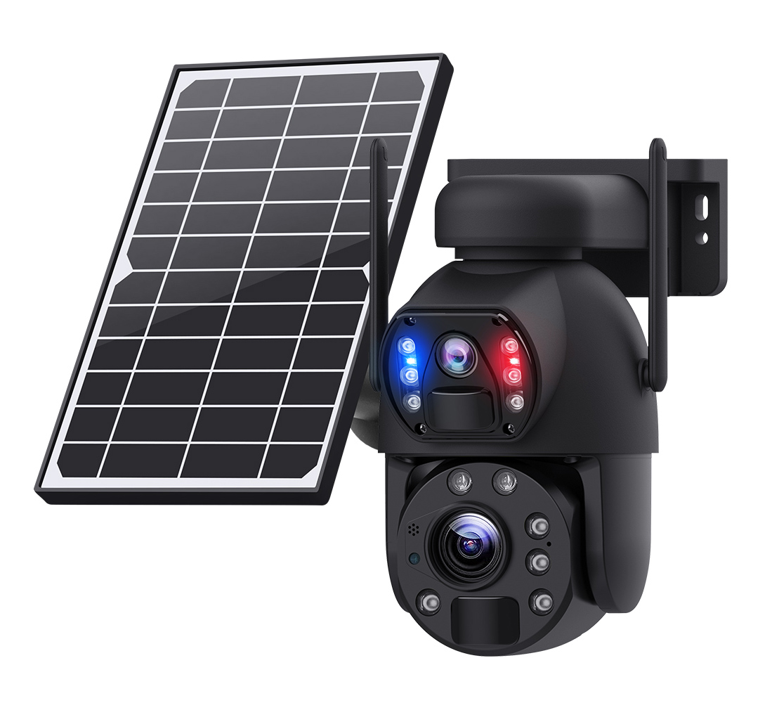 ST-5986M-20X4GEU SECTEC smart ηλιακή κάμερα ST-5986M, 3MP dual lens, 20x zoom, 4G, SD, PTZ - 5210131096437 - Image 1
