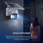SECTEC smart ηλιακή κάμερα ST-S518M-3M με προβολείς, 3MP, Wi-Fi, PTZ - 5210131065006 - Image 2