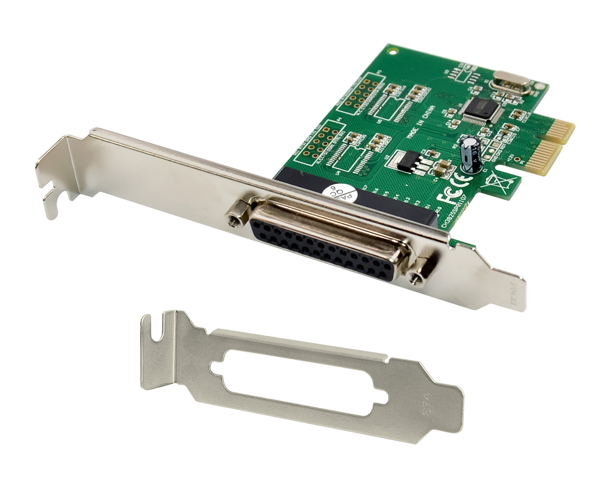 ST38 POWERTECH κάρτα επέκτασης PCIe σε 1x parallel ST38, 1MB, 85x60mm - 5210131116586 - Image 1