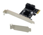 POWERTECH κάρτα επέκτασης PCIe σε 4x SATA III ST561, 6Gbps, 95x69mm - 5210131116593
