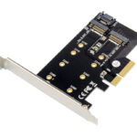 POWERTECH κάρτα επέκτασης 4x PCIe σε M.2 B & M NGFF/NVME ST59 - 5210131044438