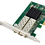 POWERTECH κάρτα επέκτασης PCIe σε Dual SFP ST722, 1000Mbps, JL82576EB - 5210131035511