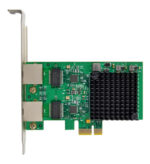 POWERTECH κάρτα επέκτασης PCIe σε 2x RJ45 2.5G ST7275, RTL8125B - 5210131057032 - Image 2