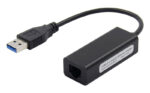 Αντάπτορας δικτύου ST735, USB, 1000Mbps Ethernet, μαύρος - 5210131035566